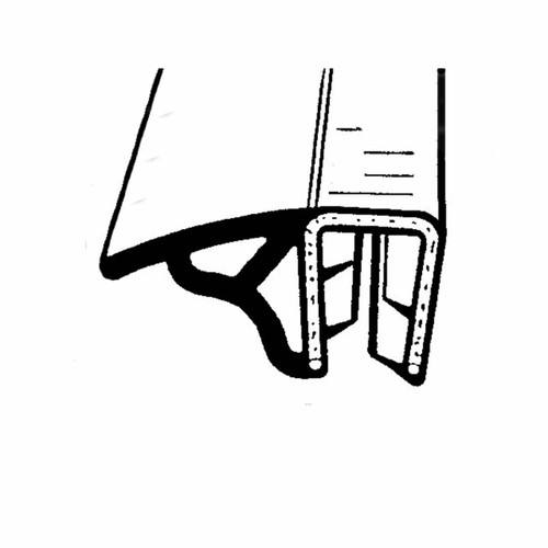 Press-On Trim Seal for Universal Applications 1 Piece EDMP Rubber TS 6-12