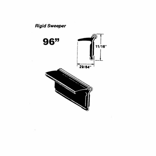 Rigid Window Sweeper for Universal Applications 1 Piece EDMP Rubber WC 14-96