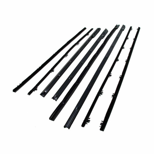 Door Window Seal for 1961-1961 Chevrolet Impala 8 Piece Front EPDM Rubber