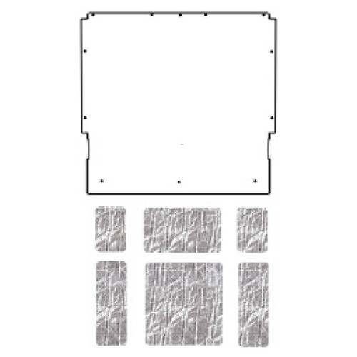 Hood Insulation Pad Heat Shield for 1964 Pontiac A-Body Under Hood Cover Smooth