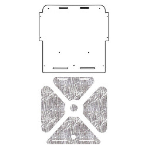 Hood Insulation Pad Heat Shield for 1970-1972 Chevy Monte Carlo A-Body - Smooth