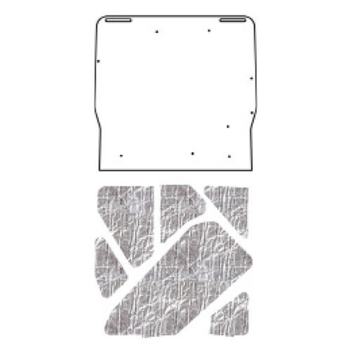 Hood Insulation Pad Heat Shield for 1975-1981 Pontiac F-Body - Induction Smooth