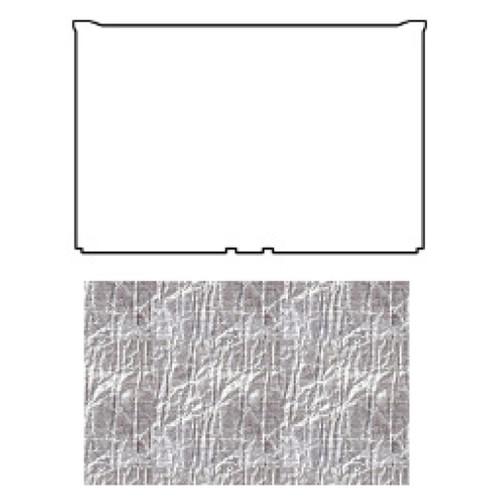 Hood Insulation Pad Heat Shield for 1961-1963 Buick Y-Body Under Cover Smooth