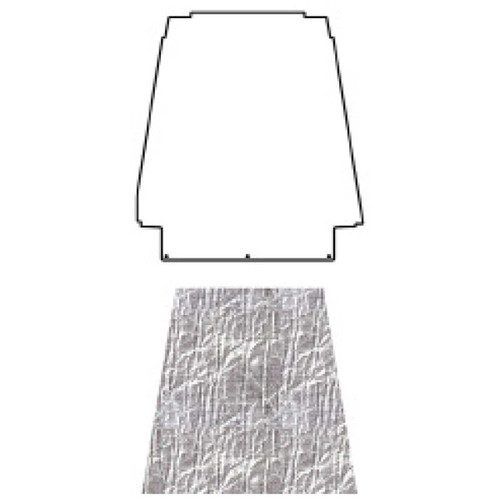 Hood Insulation Pad for 75-80 MG Midget AcoustiHood Under Cover Smooth