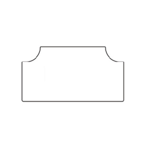 Trunk Floor Mat Cover for 1971-1977 Chevrolet Vega, Rubber w/G-202 Kammback