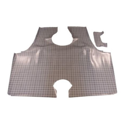Trunk Floor Mat Cover for 63 Ford Galaxie 2-Door Hardtop Rubber Small Ford Plaid