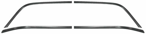 Window Moldings for 1978-1987 Chevrolet, GMC Caballero, El Camino Black Rear