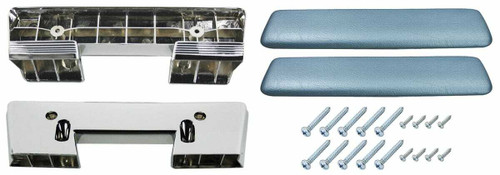 Armrest Kit for 1960-1964 Chevrolet Oldsmobile Pontiac A-Body Front White (All)