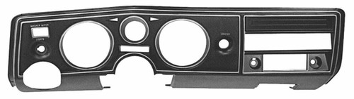Instrument Carrier for 1969 Chevelle, El Camino w/o A/C, w/ Astro Ventilation