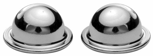 Bucket Seat Chrome Hinge Pin Cover for 1964-1965 GM A Body, Bucket, Pair