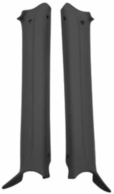 Pillar Moldings for 1968-1969 GM A-Body Sedans w/Pillar Post Black Pair