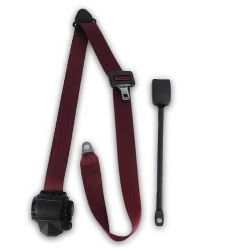 Seat Belt for Triumph TR250 TR6 Driver or Passenger 13" Cable 3pt Retractor Lap